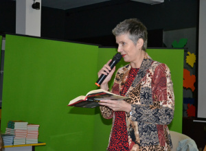 Izabela Klebańska - autorka książek w naszej szkole.
